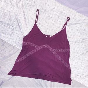 SOLD Soft Maroon Tank
